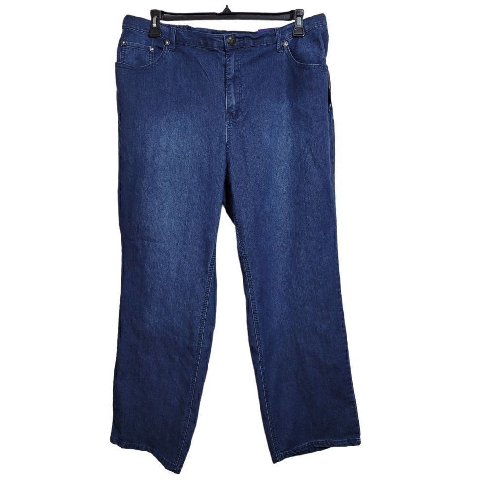 Catherines Straight Leg Jeans (Size 18W)